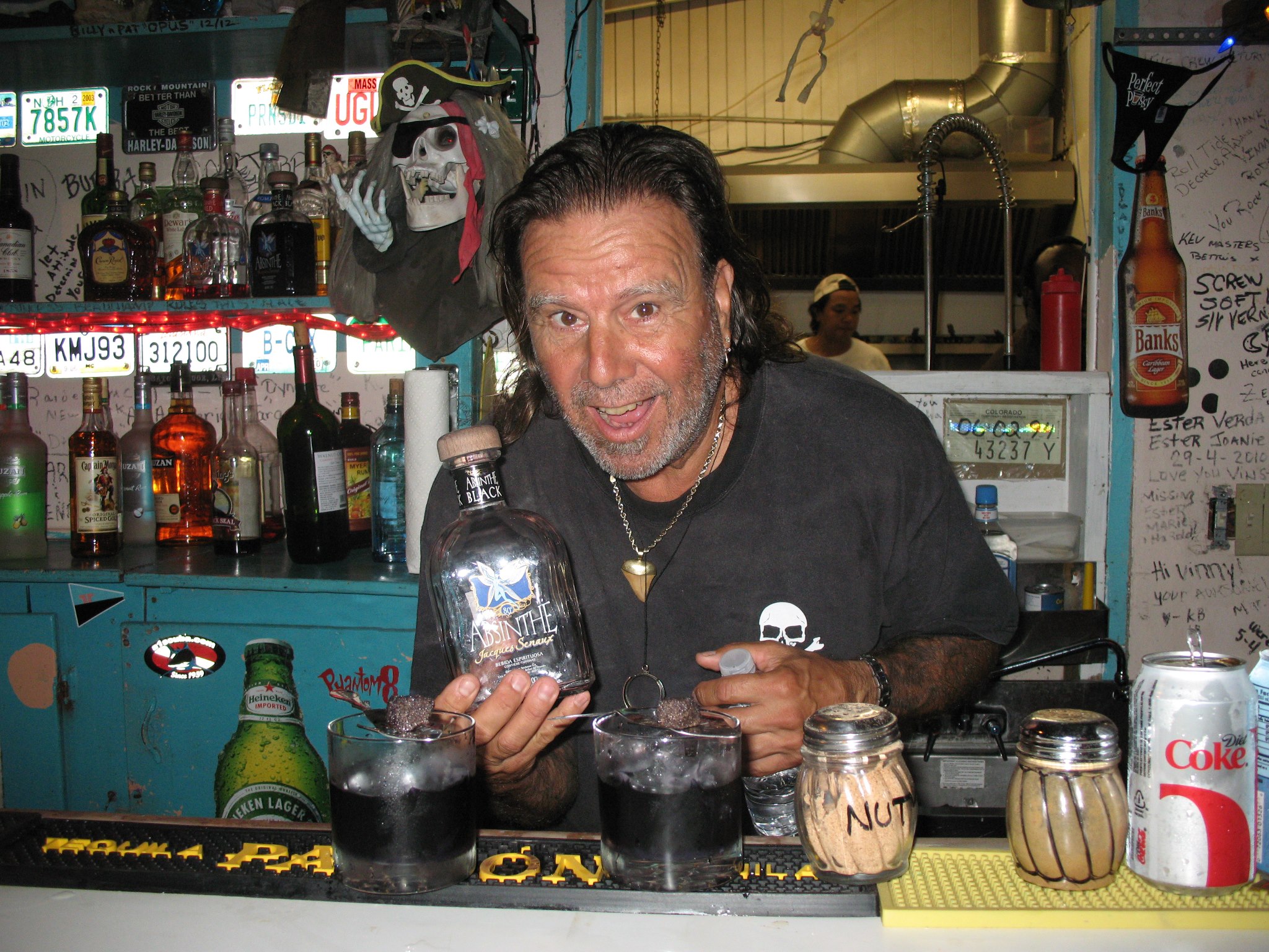 Have a drink with our bartender Vinnie